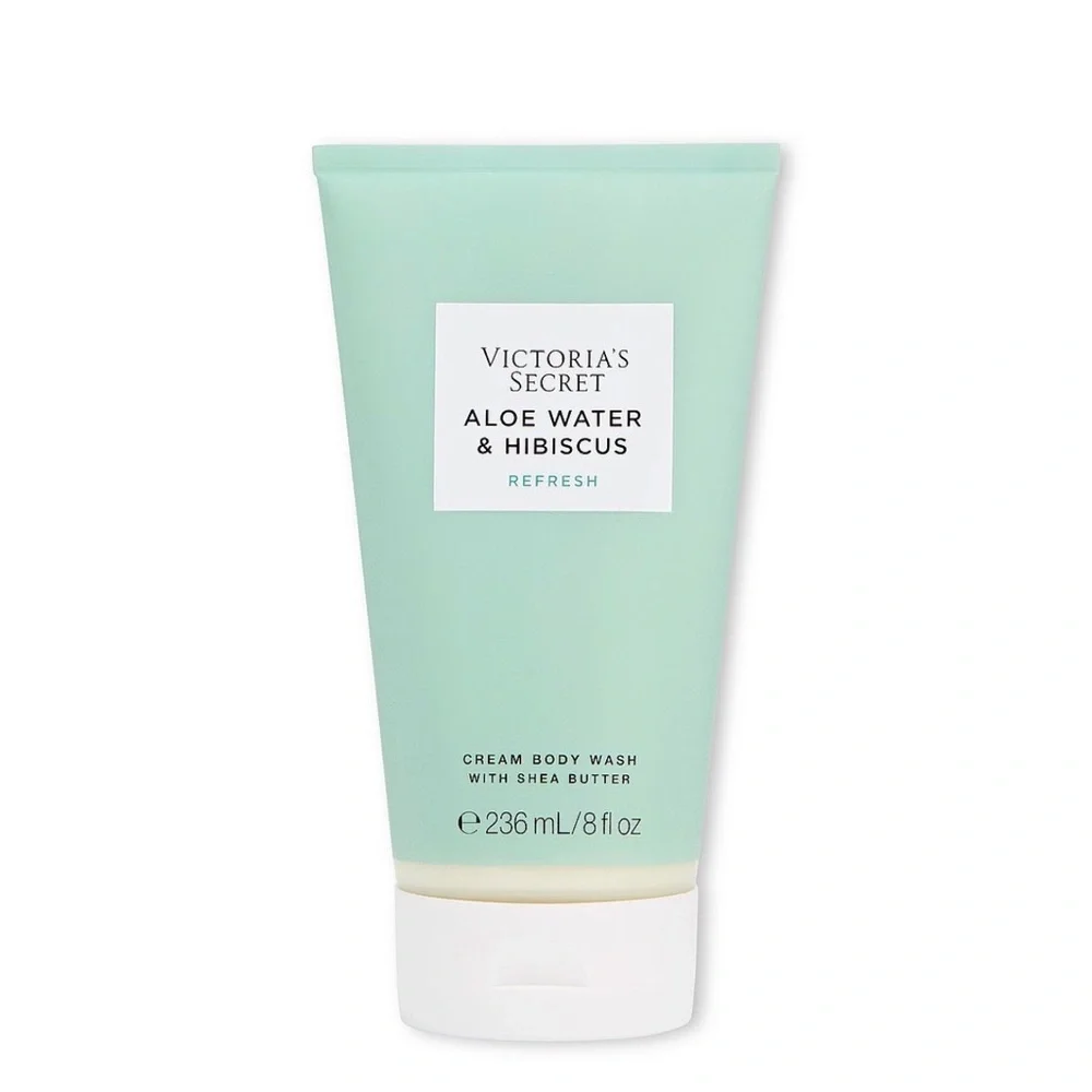 VS Aloe Water & Hibiscus Cream Body Wash & Body Lotion Full Size